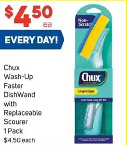 Foodland Chux Wash-Up Faster DishWand with Replaceable Scourer offer