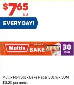 Foodland Multix Non Stick Bake Paper 30cm x 30M offer