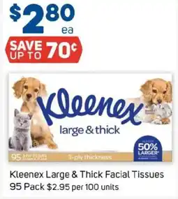 Foodland Kleenex Large & Thick Facial Tissues offer