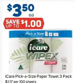 Foodland iCare Pick-a-Size Paper Towel offer