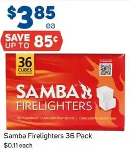 Foodland Samba Firelighters offer