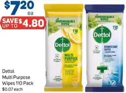 Foodland Dettol Multi Purpose Wipes offer