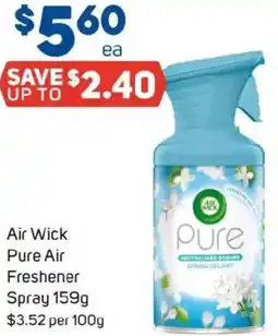 Foodland Air Wick Pure Air Freshener Spray offer
