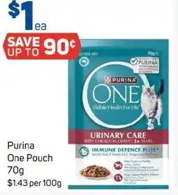 Foodland Purina One Pouch offer