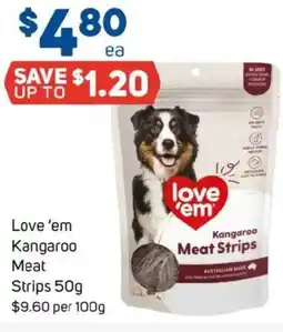 Foodland Love 'em Kangaroo Meat Strips offer