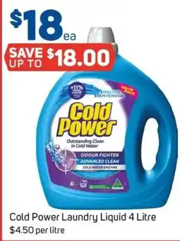 Foodland Cold Power Laundry Liquid offer