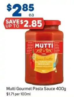 Foodland Mutti Gourmet Pasta Sauce offer