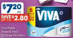 Foodland Viva Paper Towel offer