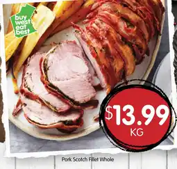 Spudshed Pork Scotch Fillet Whole offer
