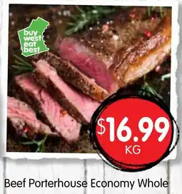 Spudshed Beef Porterhouse Economy Whole offer