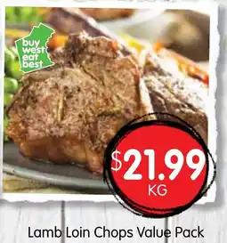Spudshed Lamb Loin Chops Value Pack offer