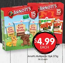 Spudshed Arnott's Multipacks offer