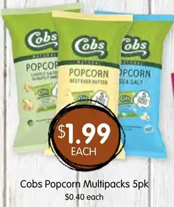 Spudshed Cobs Popcorn Multipacks 5pk offer