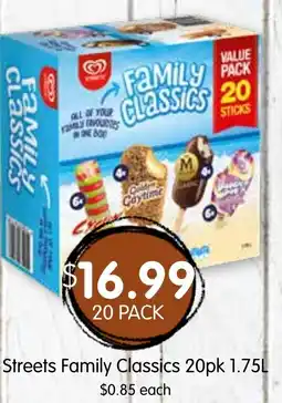 Spudshed Streets Family Classics offer