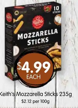 Spudshed Keith's Mozzarella Sticks offer