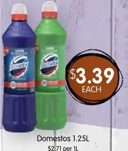Spudshed Domestos offer