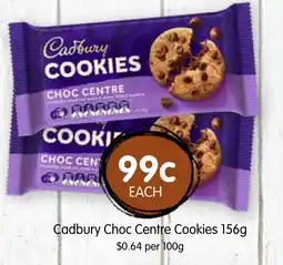 Spudshed Cadbury Choc Centre Cookies offer