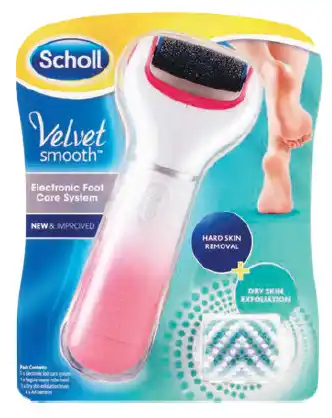 Chemist Warehouse Scholl velvet smooth electronic foot file pink offer