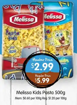 Spudshed Melissa Kids Pasta offer