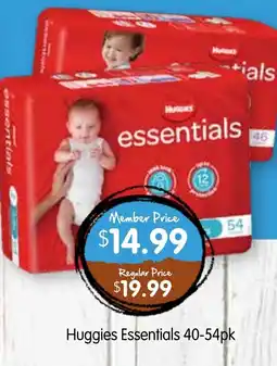 Spudshed Huggies Essentials offer