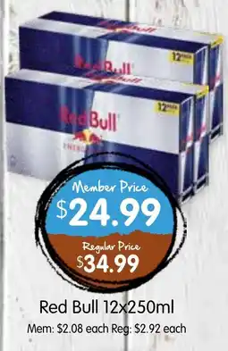 Spudshed Red Bull offer