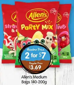 Spudshed Allen's Medium Bags offer