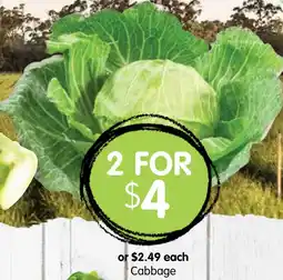 Spudshed Cabbage offer