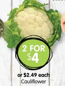 Spudshed Cauliflower offer