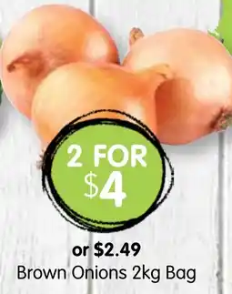 Spudshed Brown Onions Bag offer