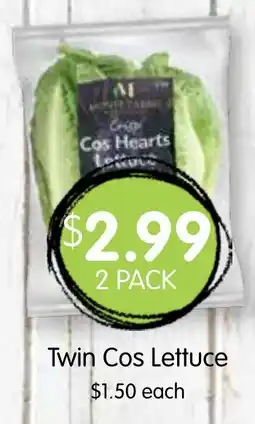Spudshed Twin Cos Lettuce offer