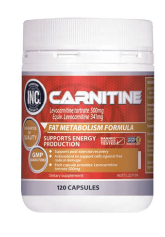 Inc carnitine 120 capsules