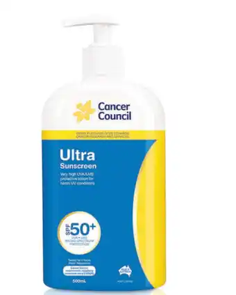ePharmacy Cancer council ultra 500ml pump offer