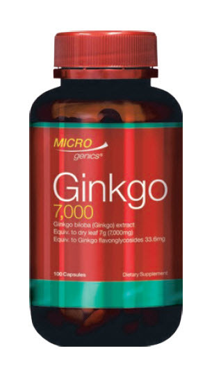 ePharmacy Microgenics ginkgo 7,000 100 capsules offer
