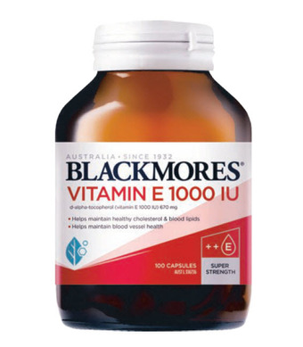 ePharmacy Blackmores vitamin e 1000 iu 100 capsules offer