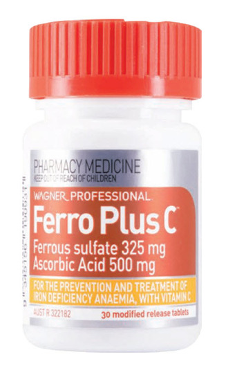 ePharmacy Wagner professional ferro plus c 30 modified release tablets offer