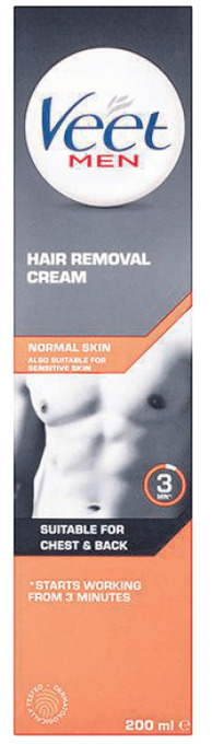 Veet for men hair removal cream normal skin 200ml
