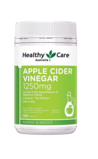 ePharmacy Healthy care apple cider vinegar 1250mg 120 tablets offer