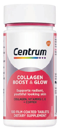 ePharmacy Centrum collagen boost & glow 100 tablets offer