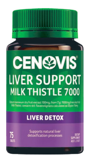ePharmacy Cenovis liver support milk thistle 7000 75 tablets offer
