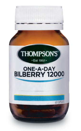ePharmacy Thompson’s one-a-day bilberry 12000 60 capsules offer