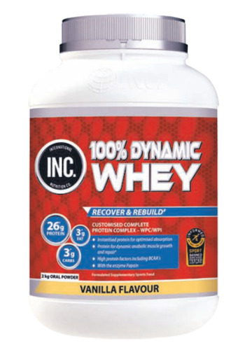 ePharmacy Inc 100% dynamic whey vanilla flavour 2kg offer