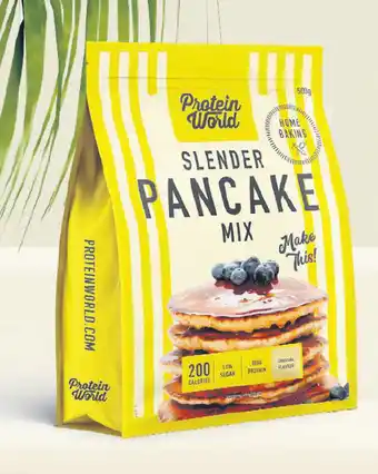 ePharmacy Protein world slender pancake mix 500g pouch offer