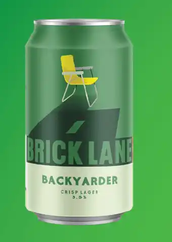 Brick lane backyarder cans 375ml 8 pack