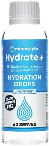 Soul Pattinson Chemist Mineralyte Hydration Drops 125mL offer