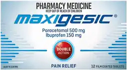 Soul Pattinson Chemist Maxigesic 12 Tablets offer