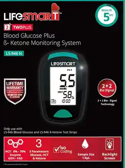 Soul Pattinson Chemist Lifesmart Blood Glucose Plus B-Ketone Monitoring System offer