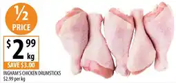 Supabarn Ingham's Chicken Drumsticks offer