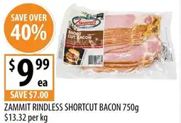 Supabarn Zammit Rindless Shortcut Bacon offer