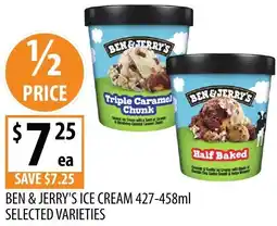 Supabarn Ben & Jerry's Ice Cream offer