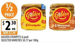 Supabarn Golden Crumpets offer